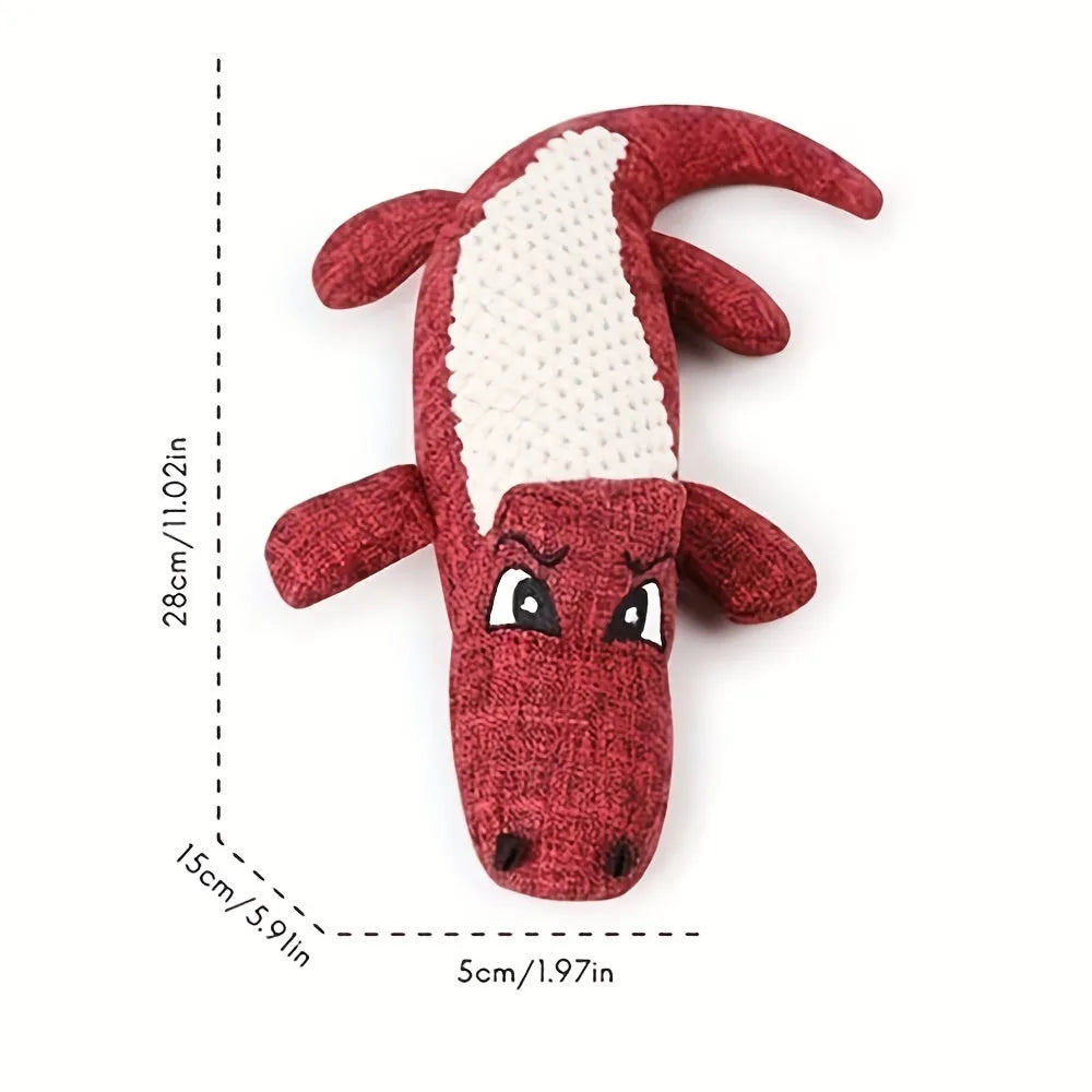 Blue, green, and red pet plush toys with corn grid texture for cats and dogs
