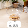 Transparent acrylic cat space capsule bathtub bed cage with multiple size options