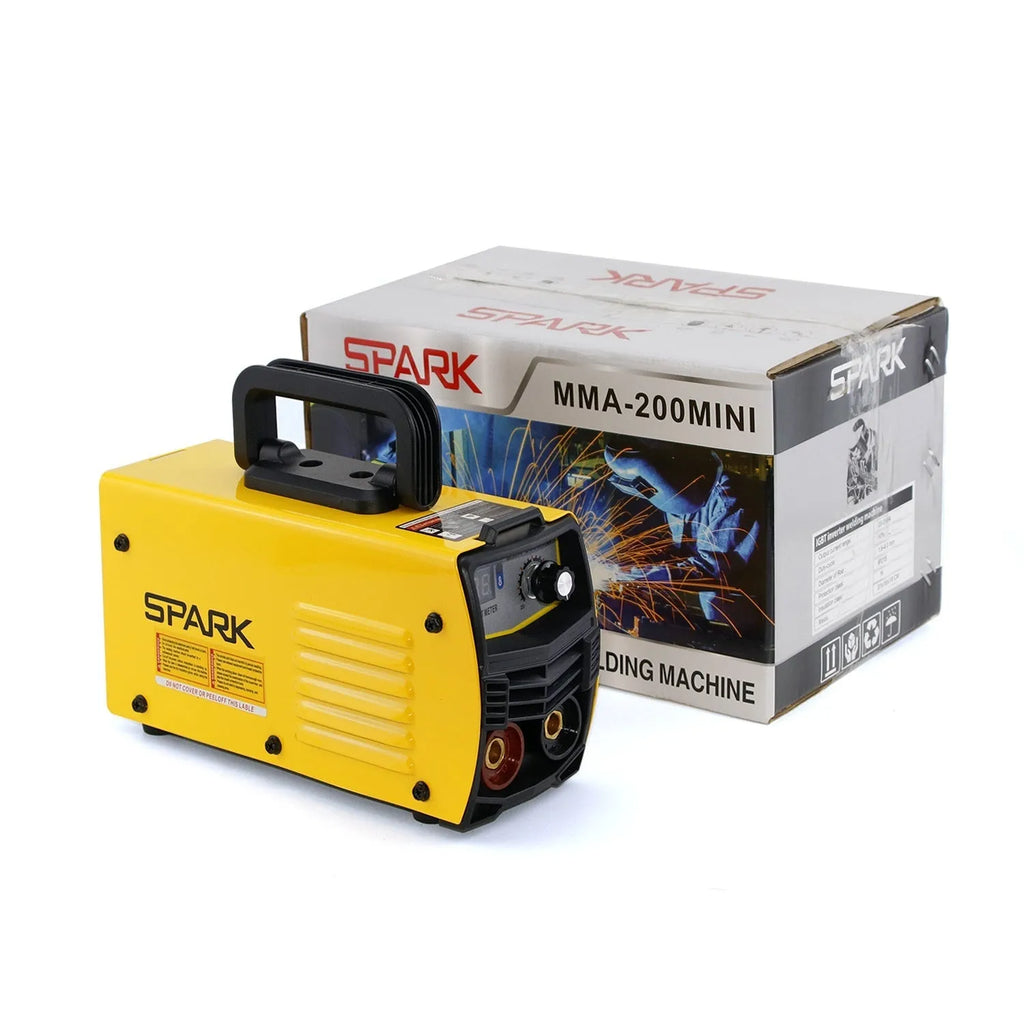 MMA-200MIN household DC welding machine with inverter technology and included welding accessories