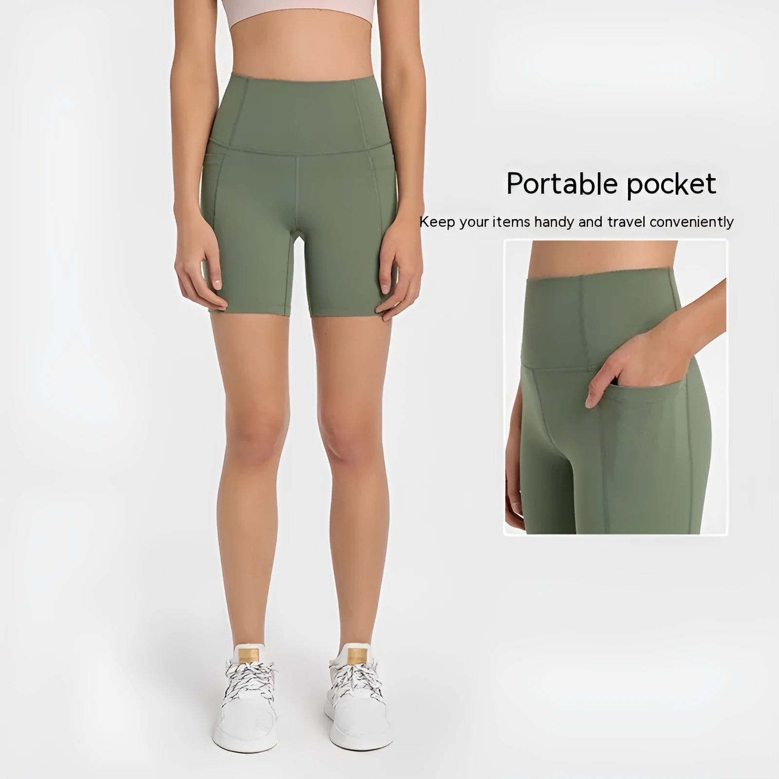 Women's tight black stretch sports shorts with cotton blend lining for running and fitness.