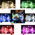 12-metre copper wire LED string light with 120 lamps in multiple colour options