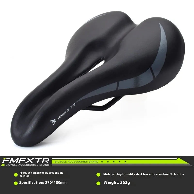 Bicycle seat cushion with hollow design, shown in colour 3147, dimensions 270mm by 180mm.