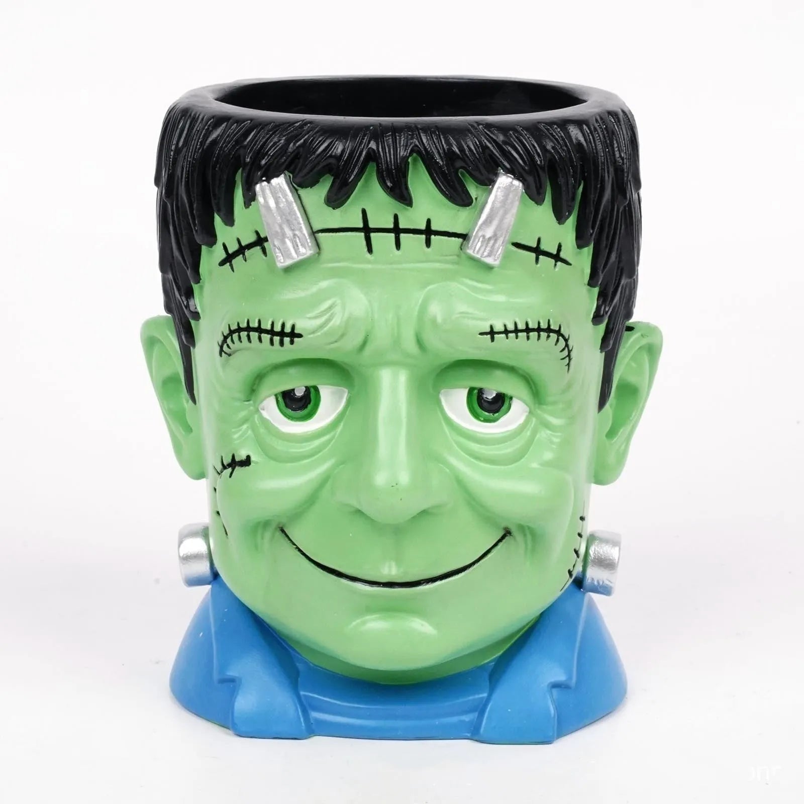 Hand-painted synthetic resin Halloween cartoon flowerpot decoration in bandage zombie colour option