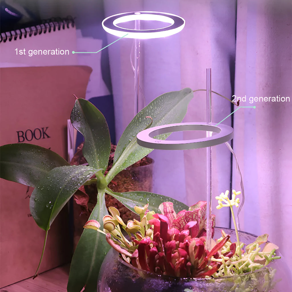 LED grow light full spectrum angel ring USB phytolamp for indoor plants