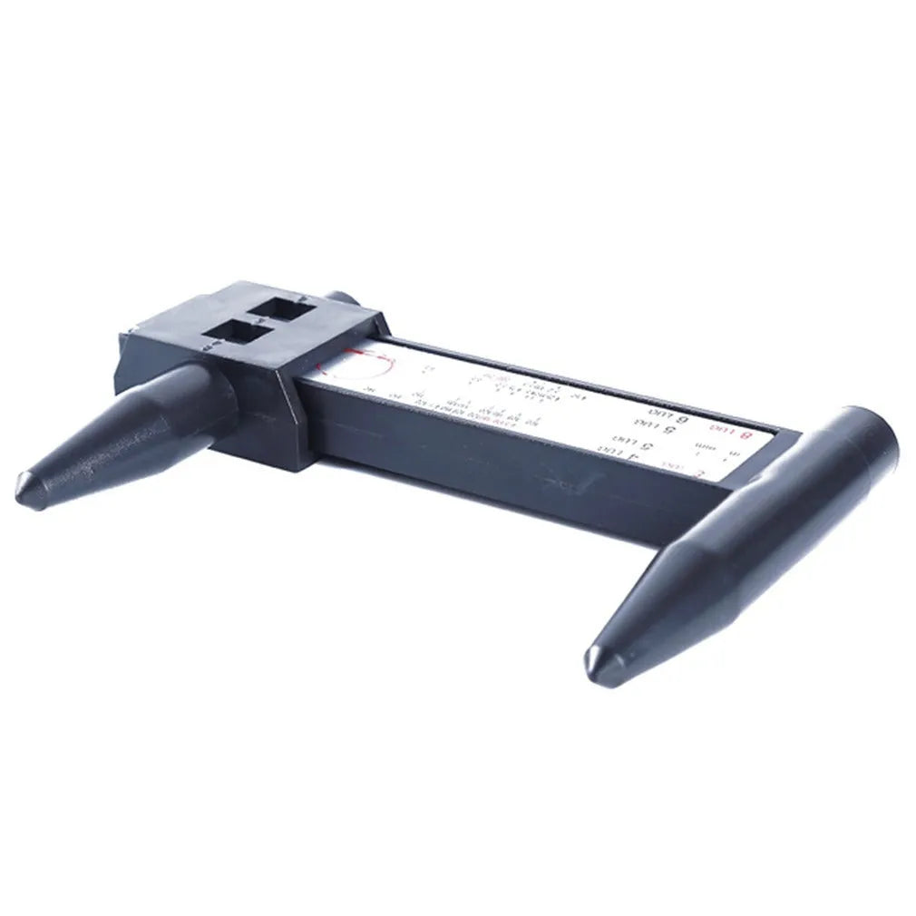 Electronic digital hole distance caliper with digital display for wheel hub measurement
