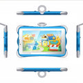 7-inch children's learning tablet with stand in cartoon orange colour
