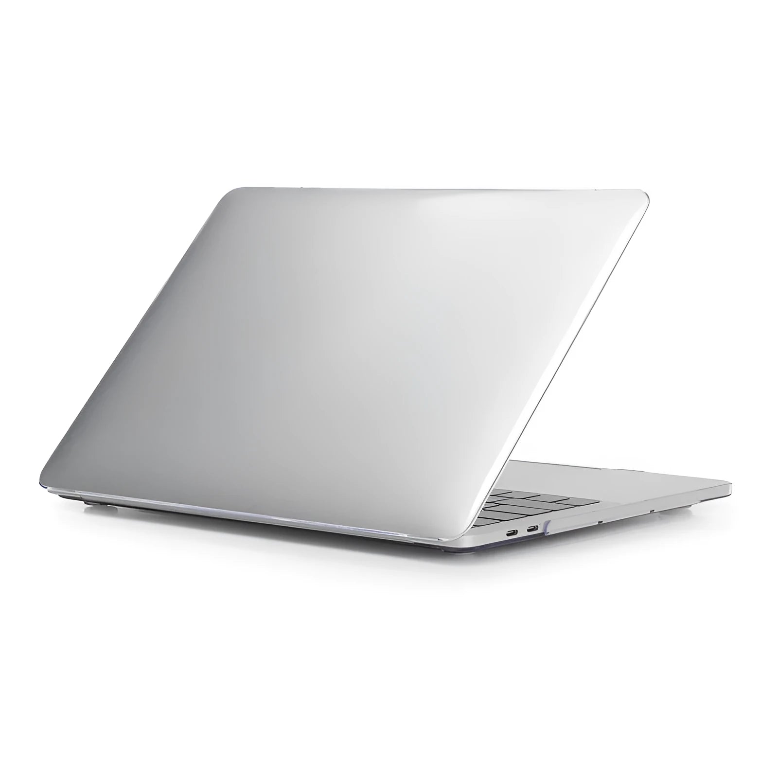 Black and transparent PC hard protective cases for Apple MacBook Pro 14-inch and 16-inch laptops