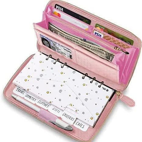 Anti-theft card holder unisex multi-function solid colour PU wallet with nylon lining