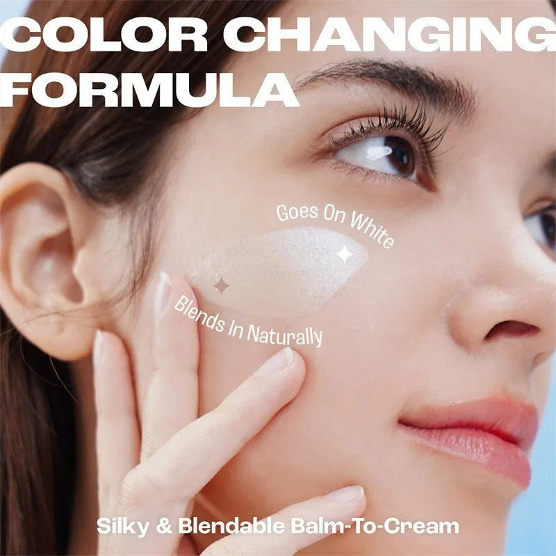 Foundation stick cover cream with removable brush applicator in 13g light shade