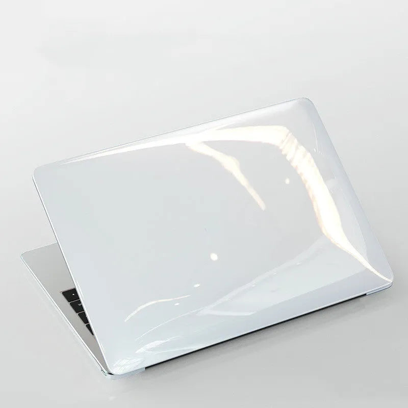 Black and transparent PC hard protective cases for Apple MacBook Pro 14-inch and 16-inch laptops