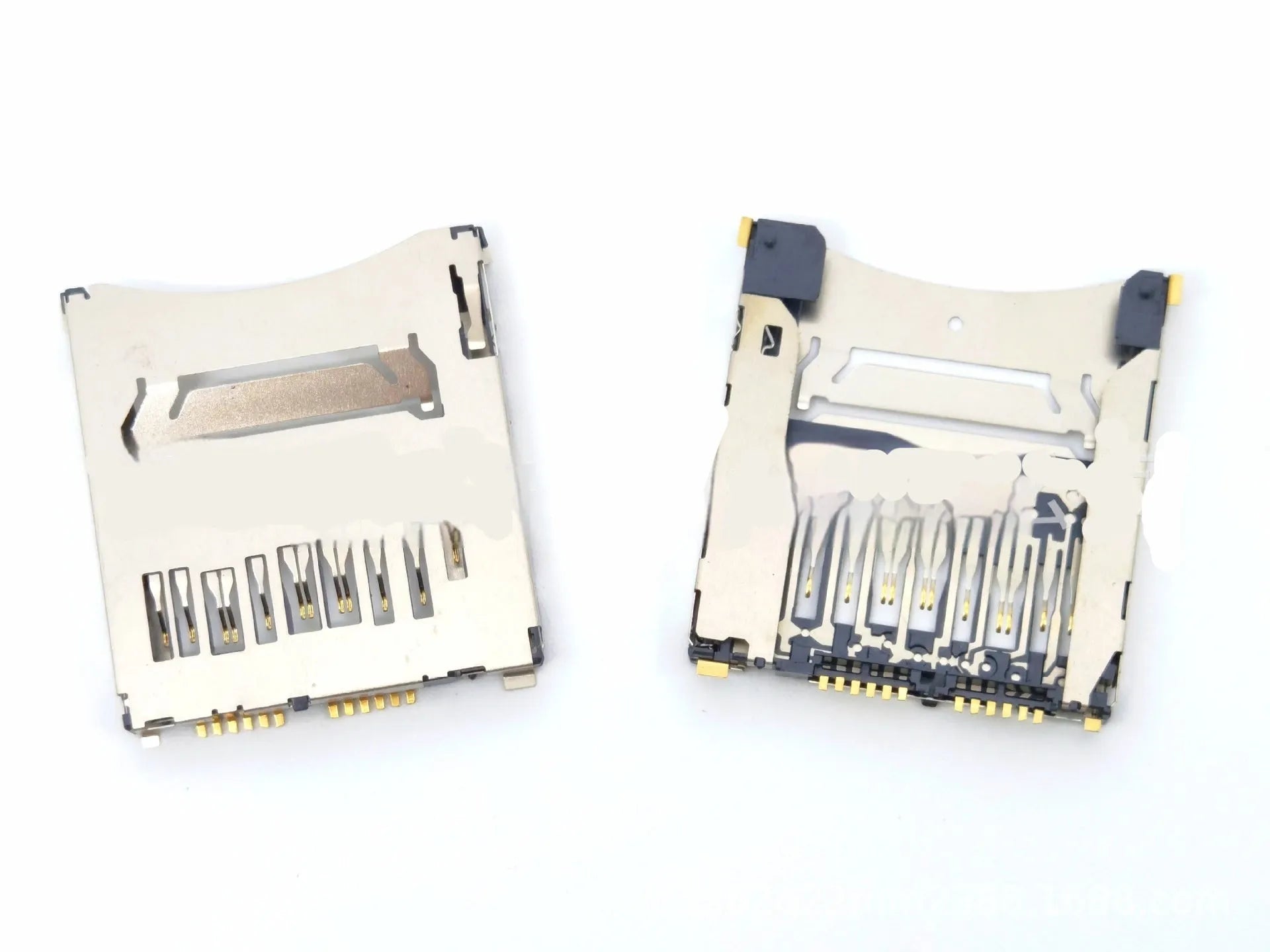 Alloy camera memory card slot replacement part with high foot and low foot options
