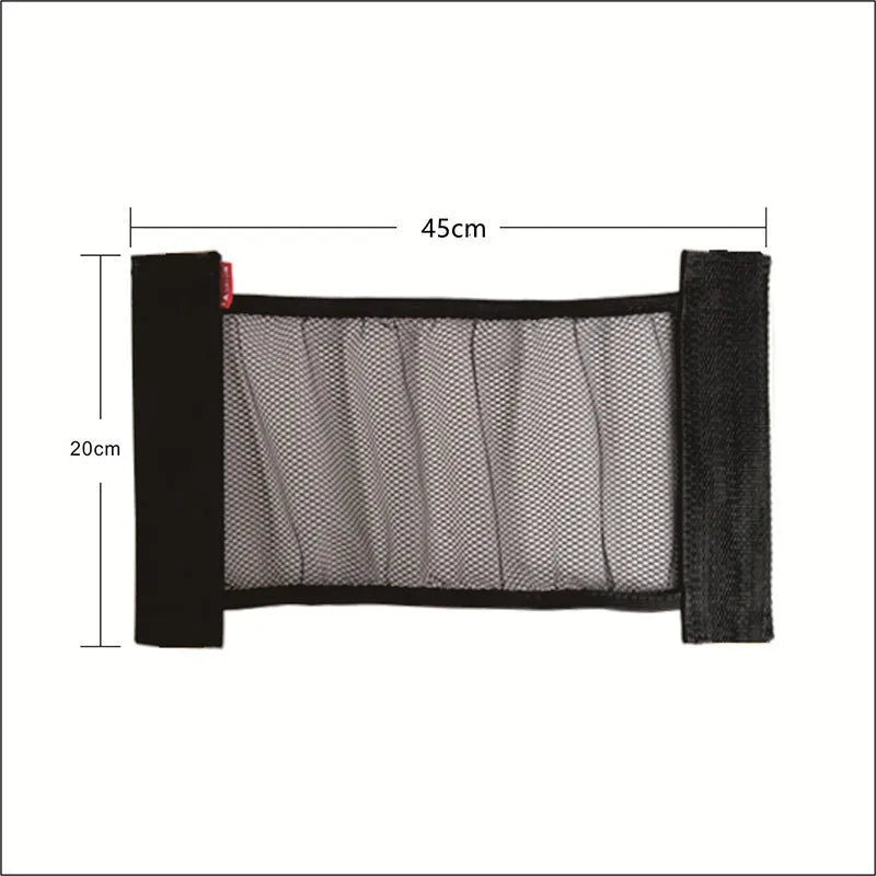 Elastic polyester car boot storage organiser net in 20x35cm and 20x45cm sizes