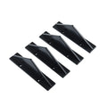 15cm black ABS plastic triangle rear spoiler for cars with mounting hardware
