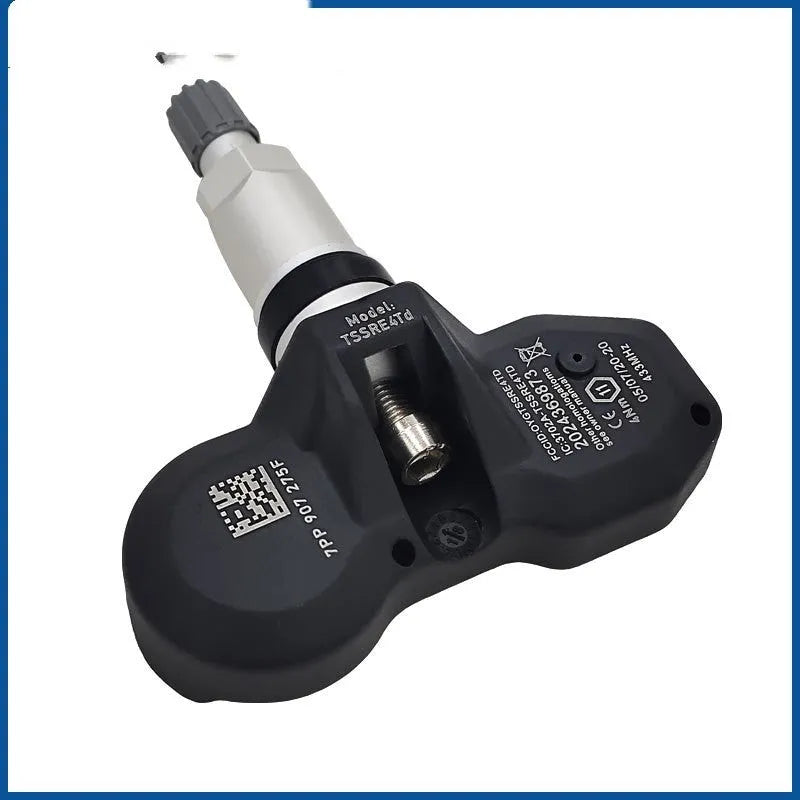 Black tyre pressure monitor component for Audi vehicles with single unit packaging