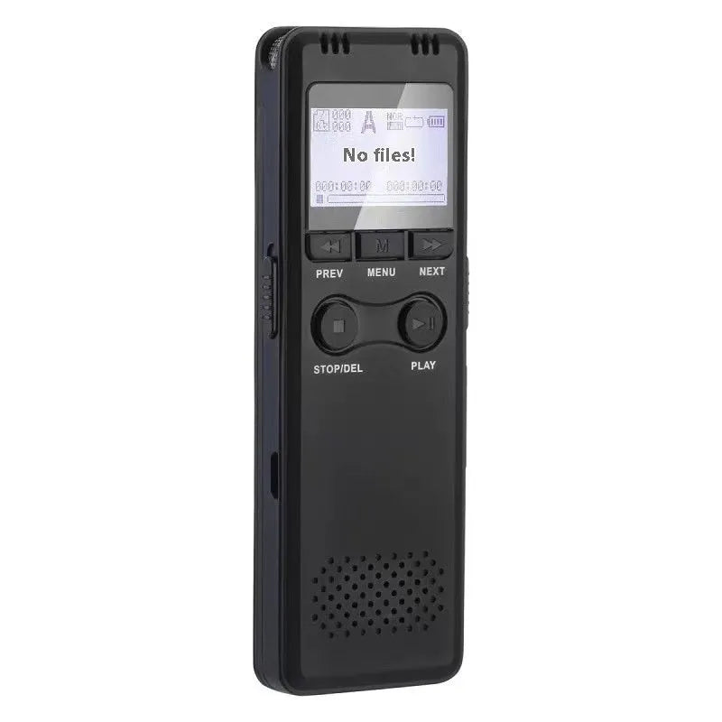 Black 32GB HD noise reduction digital recording pen with MP3 player function, zinc alloy shell