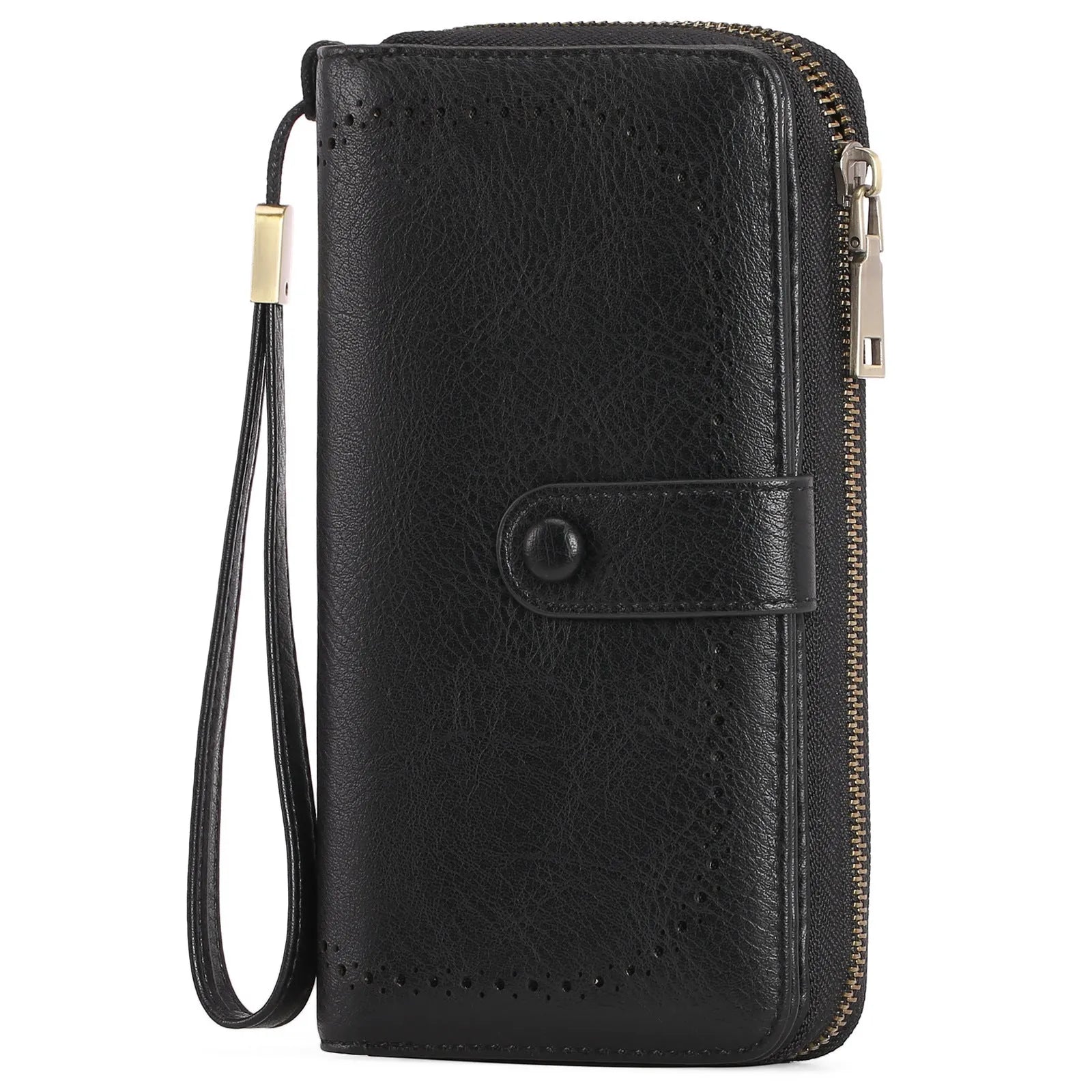 Women's expanding card holder wallet with RFID anti-theft protection in multiple colour options