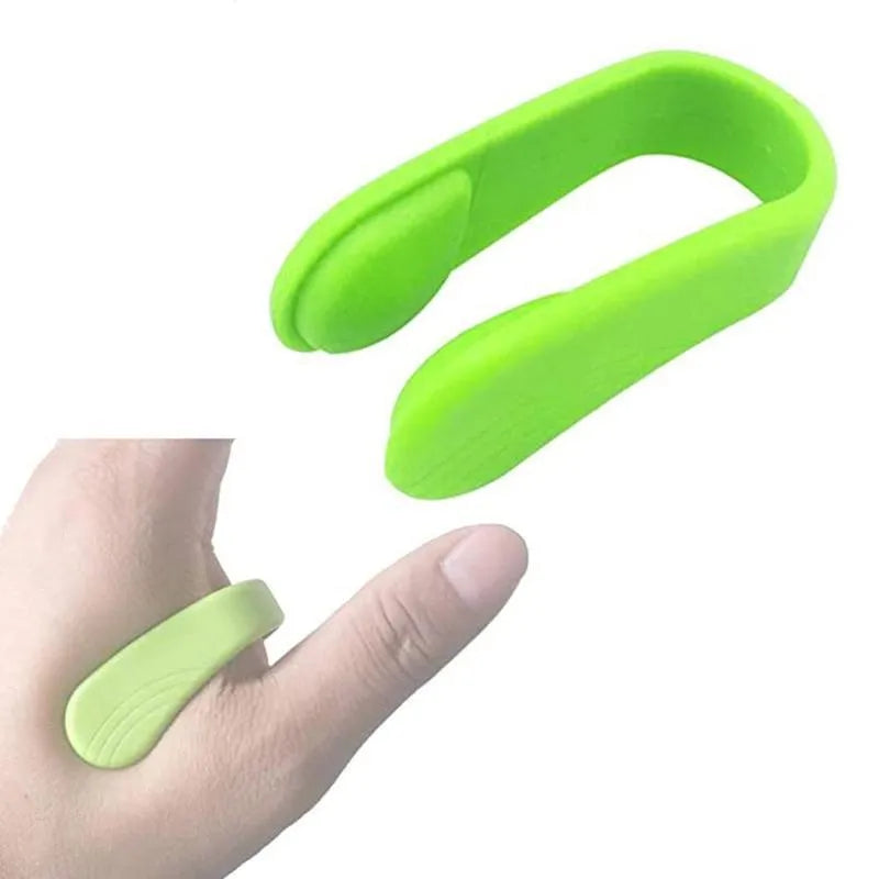 Tiger mouth massage clip acupoint massager in black, blue, green, and pink PP material