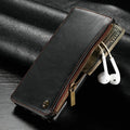 SAMSUNG Galaxy Note9 PU leather flip phone case in black, brown and red colours