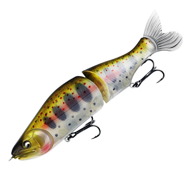 185mm hard plastic fishing lure for bass fishing with realistic swimming action