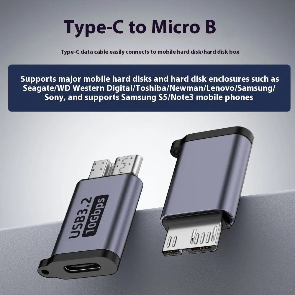 USB AM to Micro-B adapter with four different interface connectors for legacy device connectivity