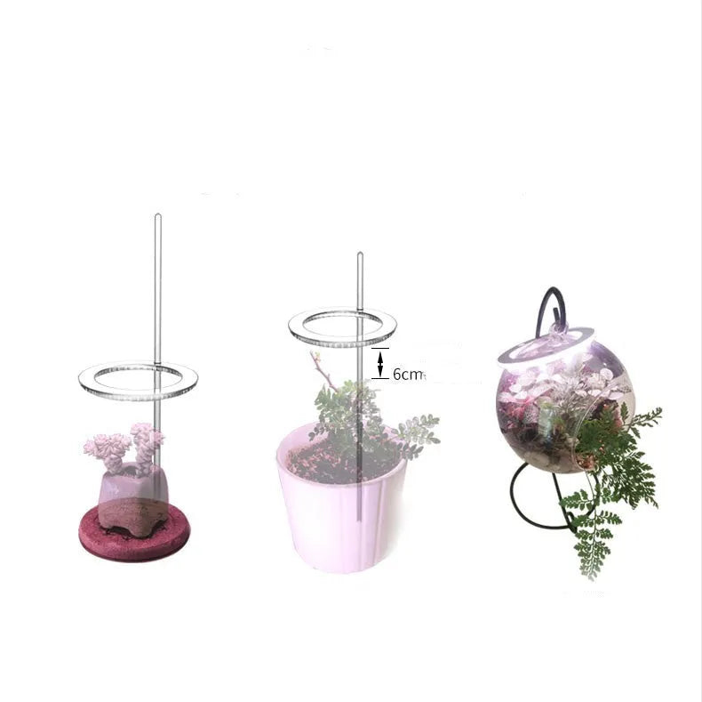 USB LED plant grow light with transparent housing on a 25cm acrylic stick.