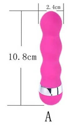 Mini realistic dildo vibrator for women, high quality plastic, 6 styles including vaginal and anal plug options