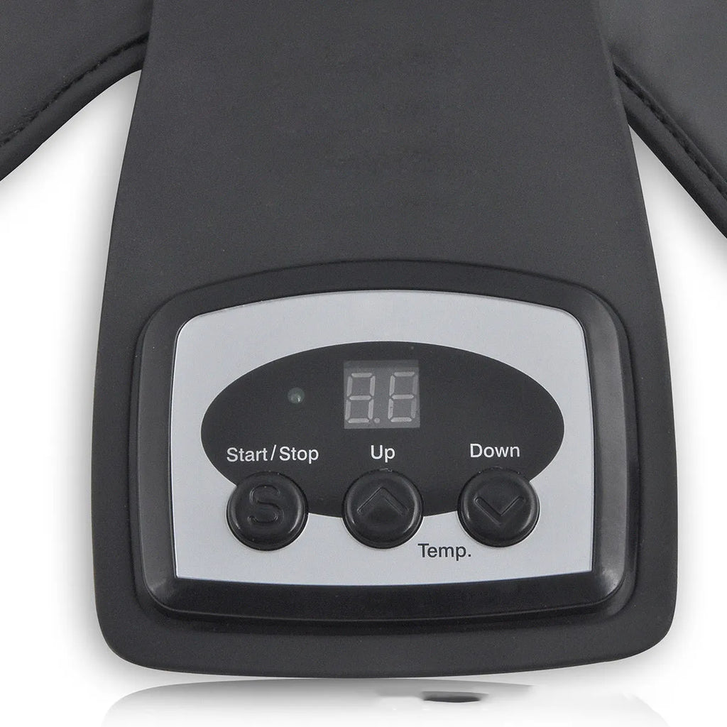 Infrared knee massager with adjustable temperature control and knee shoulder pads