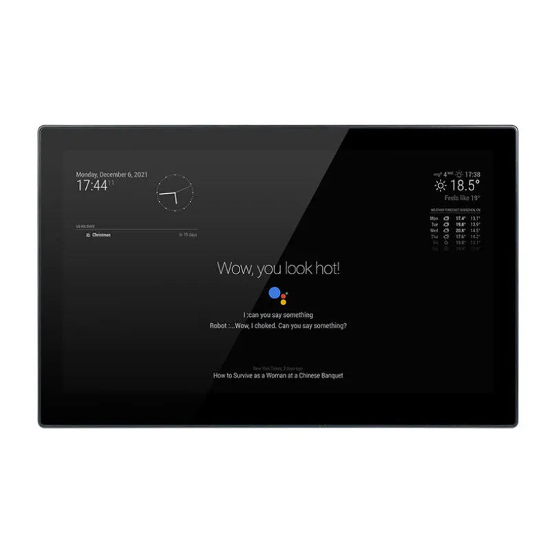 13.3-inch magic mirror voice assistant display screen with integrated Raspberry Pi CM4 computer