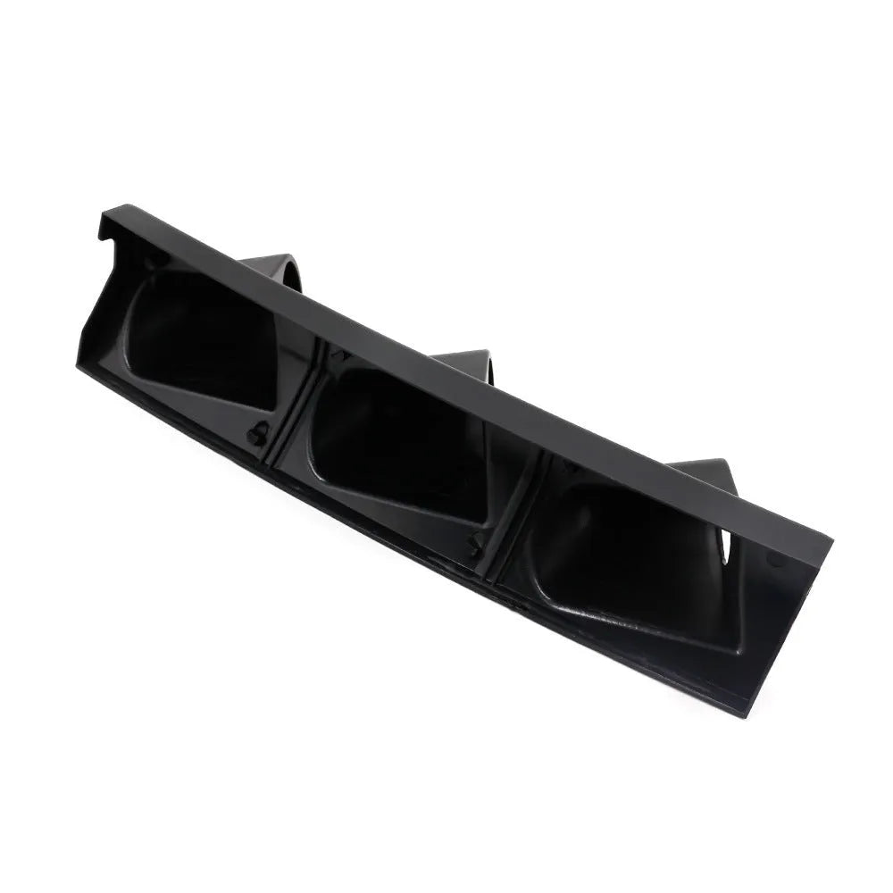 Black three-hole right drive instrument stand for 52mm car gauges