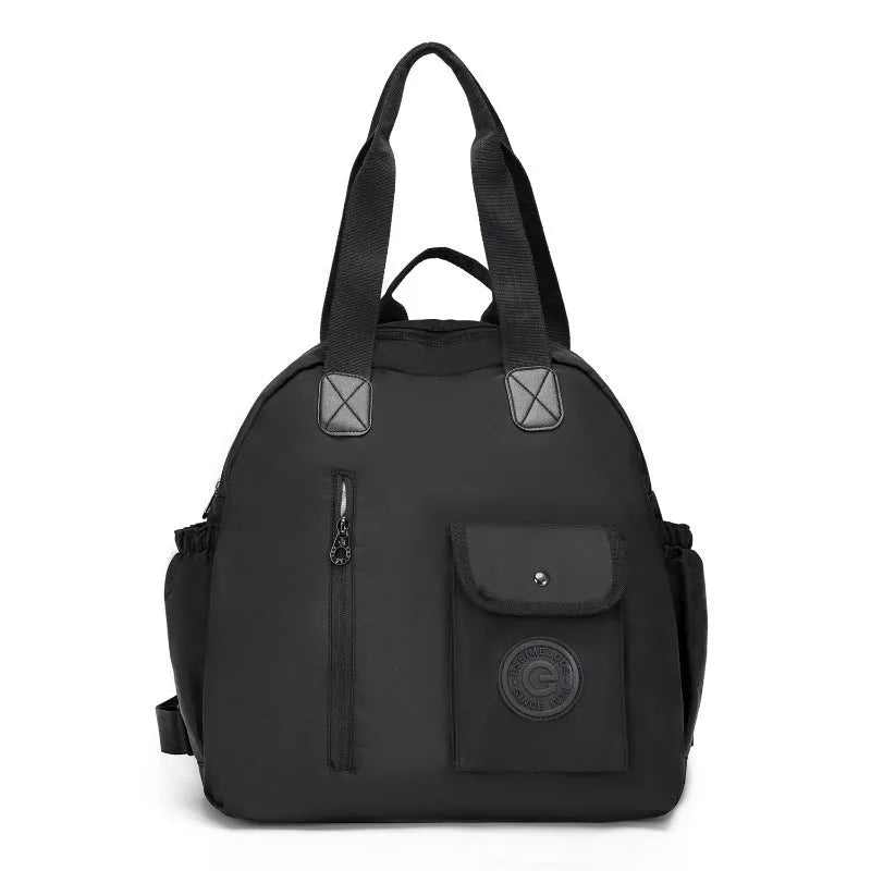 Large capacity outdoor backpack in nylon with sandwich pocket design, 48cm height