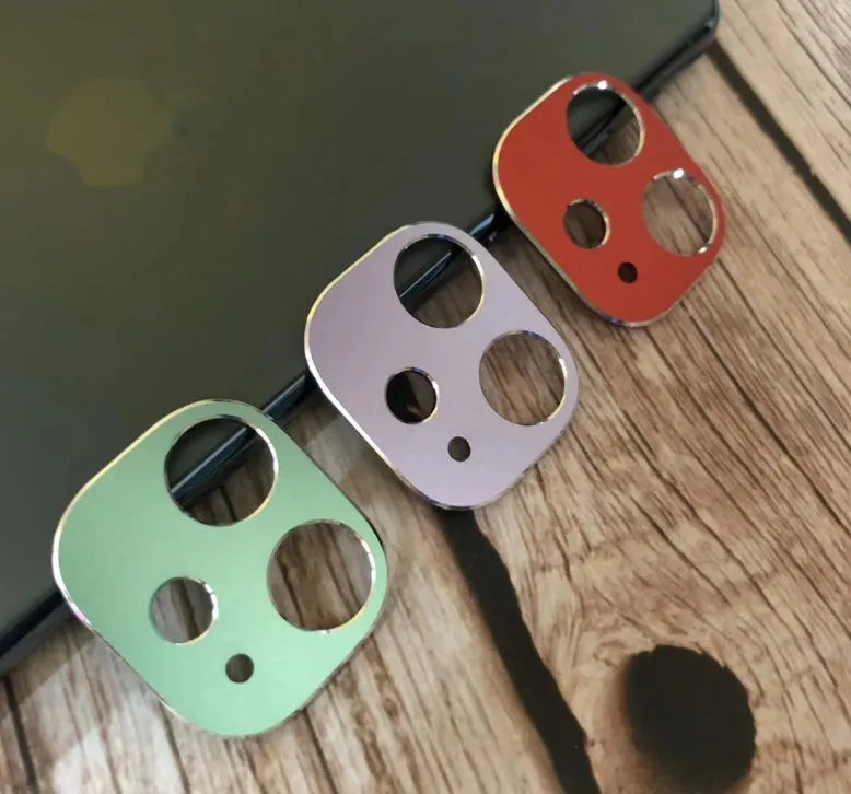Metal lens protection ring for iPhone 11 and iPhone 11 Pro in various colour options