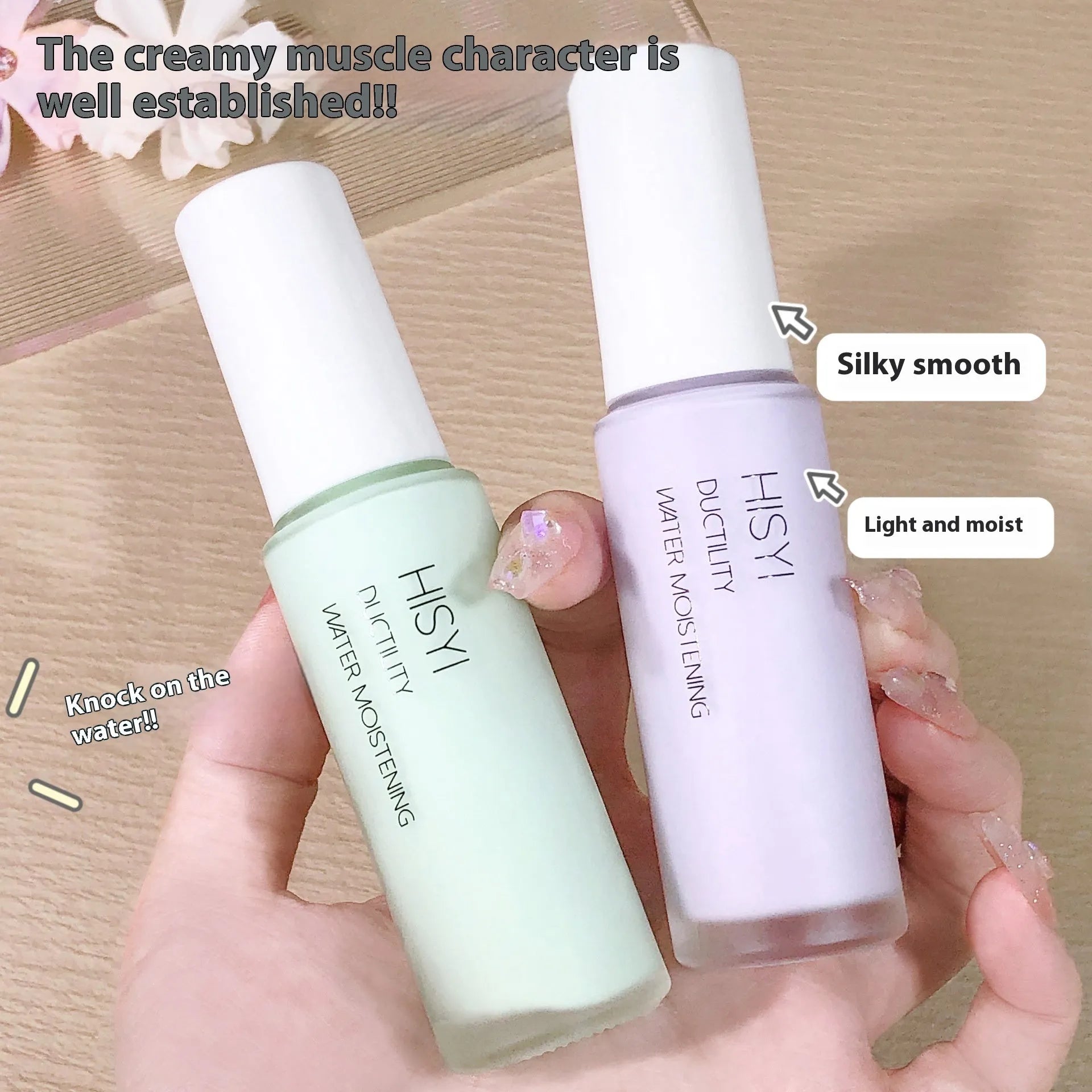 HISYI silky clear makeup primer tube with three specification options brightening skin colour for universal skin types