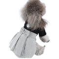 Thin cotton poodle dog clothes in four-legged pants or skirt styles for spring and autumn seasons