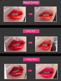 Lip tattoo tearing lip gloss stick in Cherry Red, 10x2cm, long-lasting waterproof formula