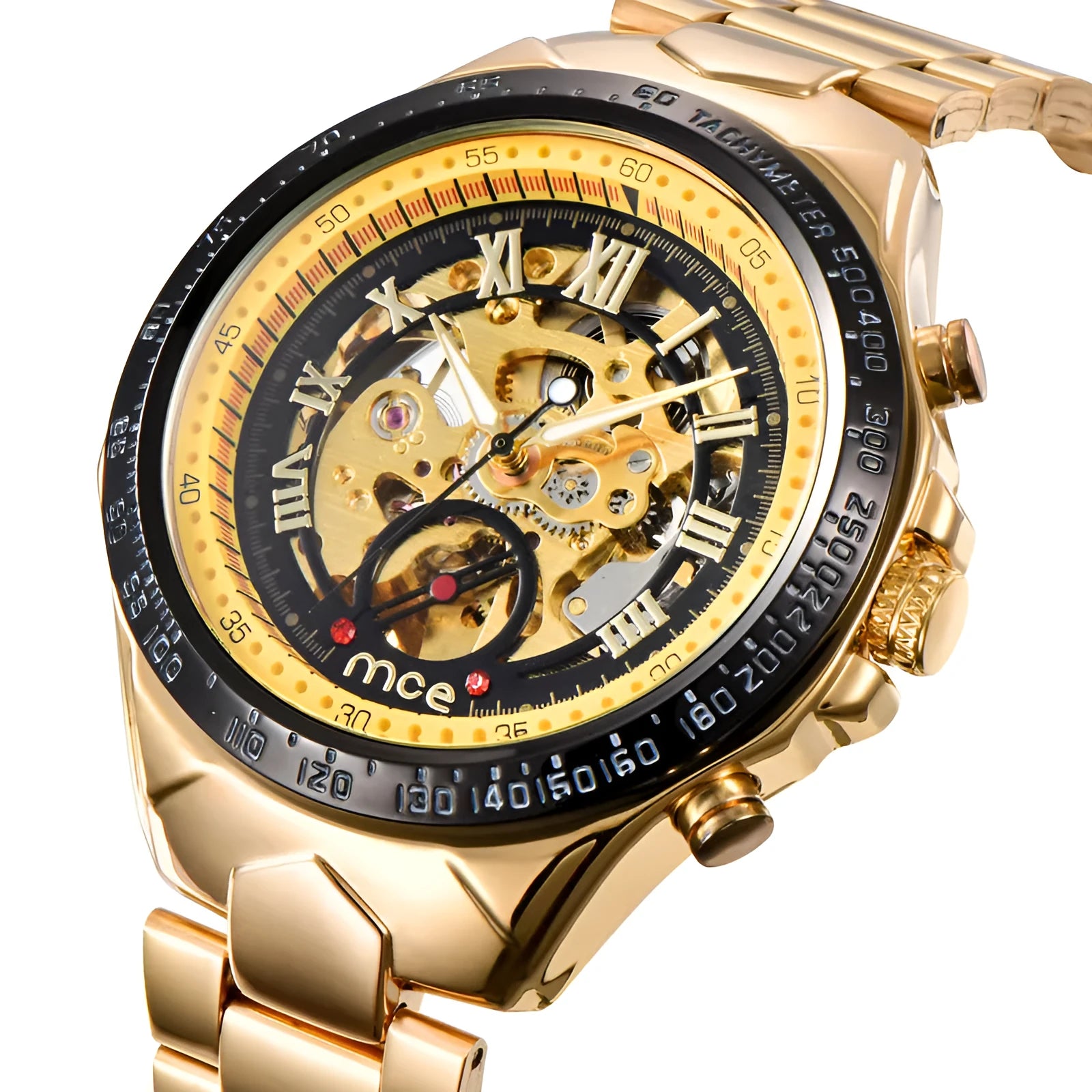 MCE men's mechanical explosion proof watch shown in available colour options for wholesale supply