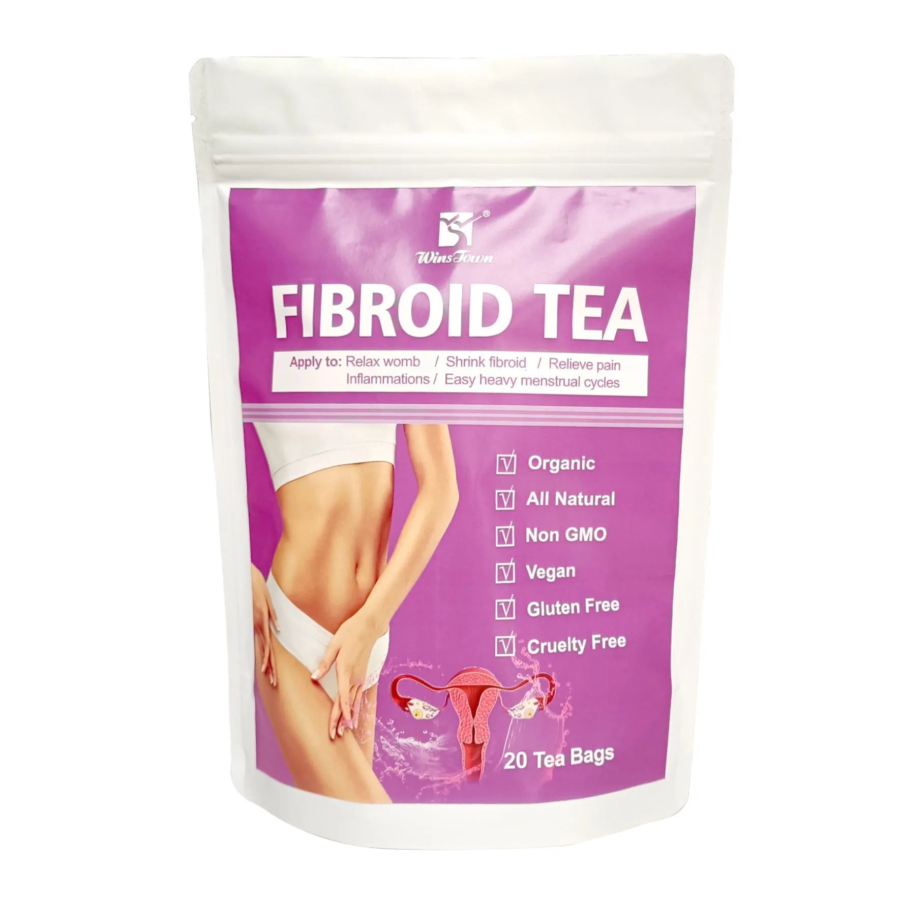 C83 Winstown Fibroid Tea bag single serving cold extract herbal tea with sugar