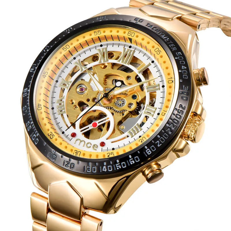 MCE men's mechanical explosion proof watch shown in available colour options for wholesale supply
