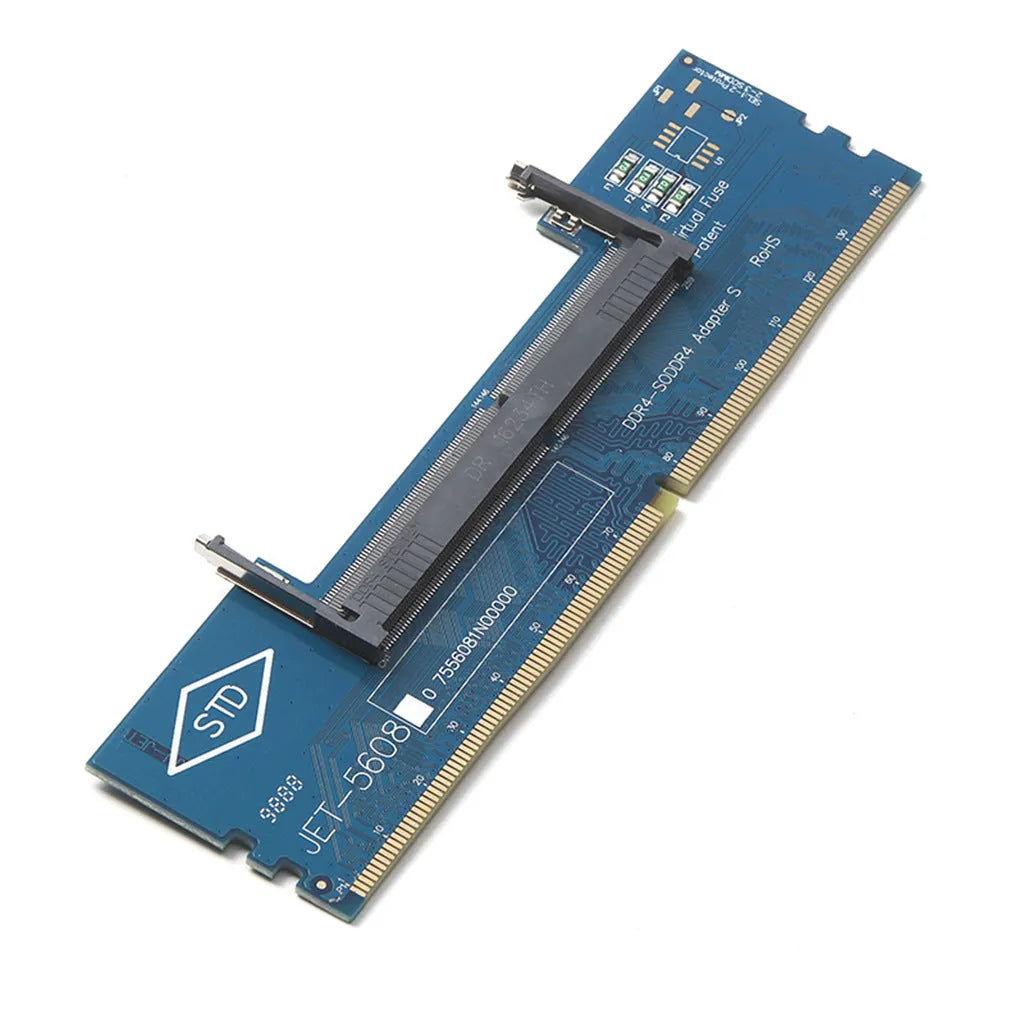 DDR4 laptop to desktop memory adapter card converting SO-DIMM to DIMM slot