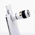 12x phone telescope lens with clip attachment for smartphone distance photography