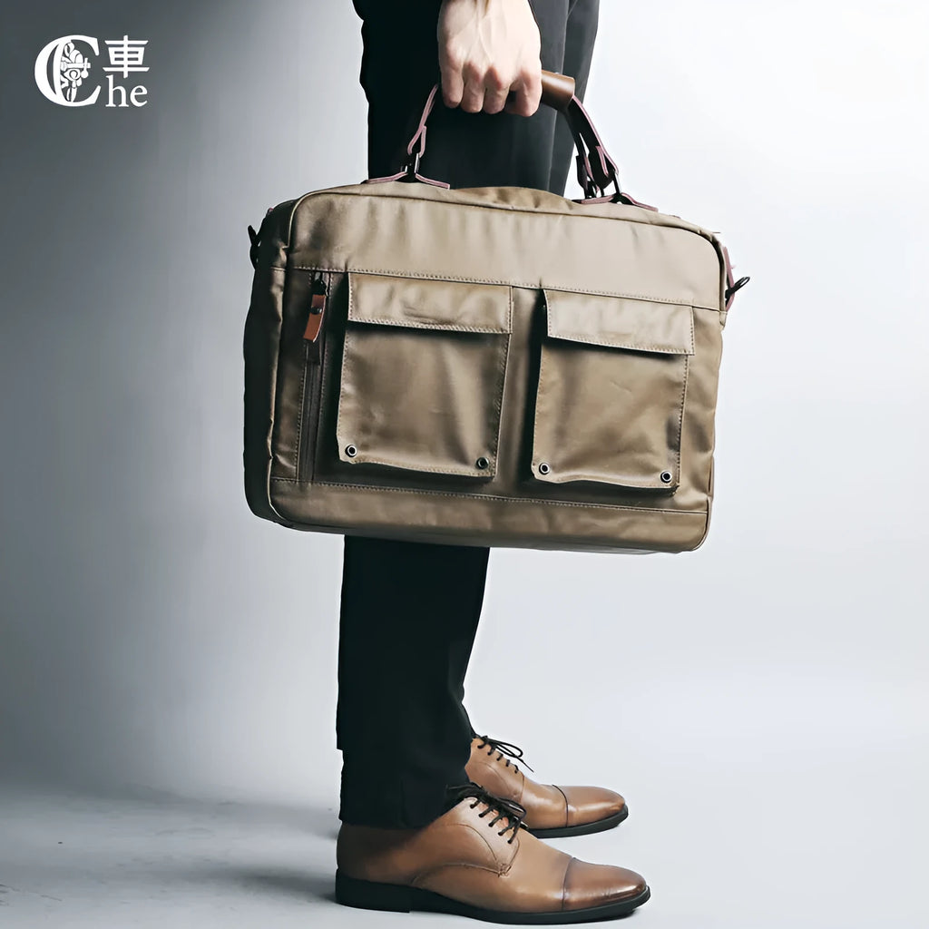 Dpark black laptop bag with shoulder slung strap for 14-inch or 15-inch computers