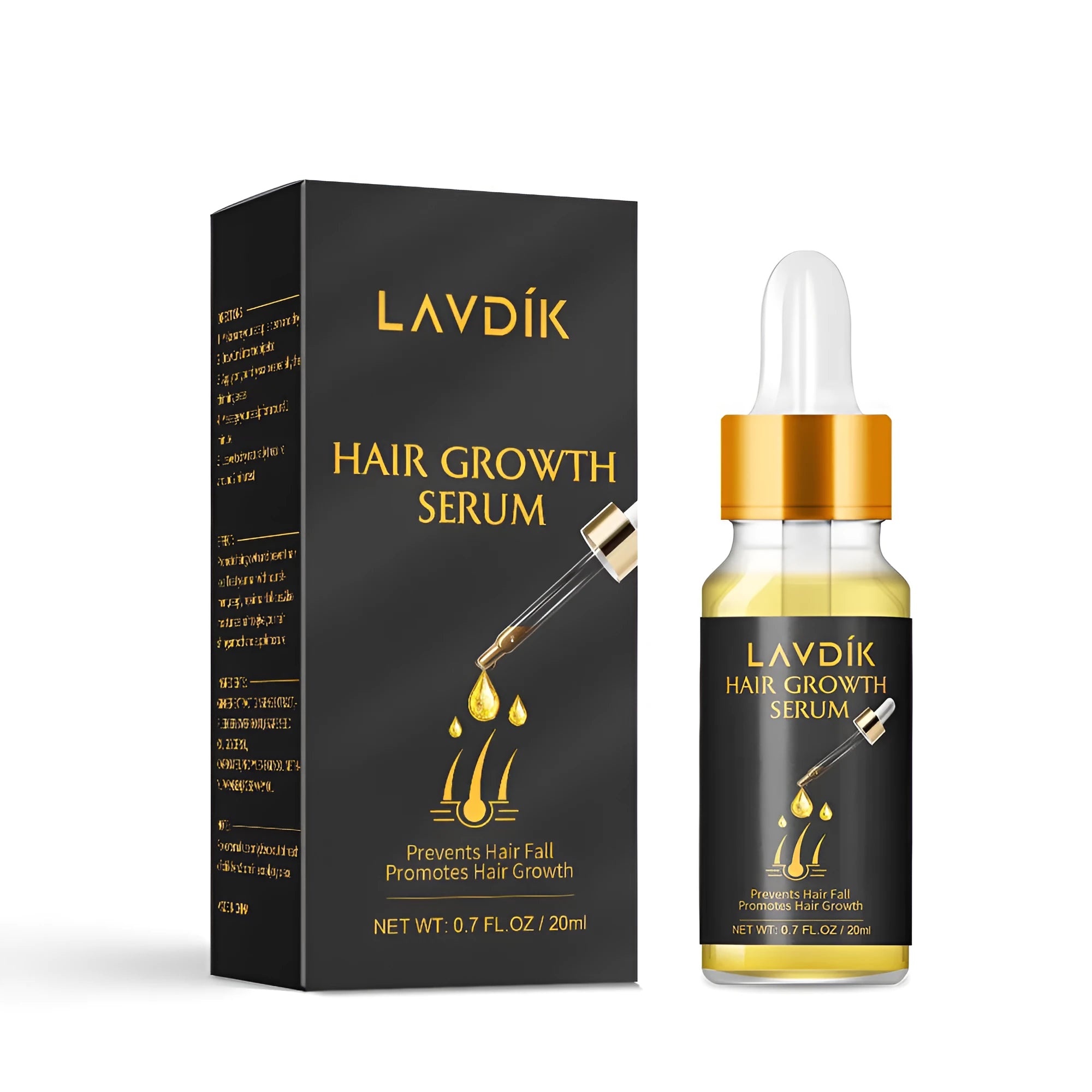 20ml bottle of hair growth essence oil with ginger and ginseng extract for damaged hair repair
