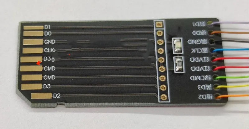 EMMC read/write tool for car audio maintenance on BMW Mercedes Audi Porsche systems
