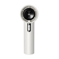 Portable handheld turbo fan with semiconductor refrigeration, 3000mAh battery, adjustable wind speeds, in white