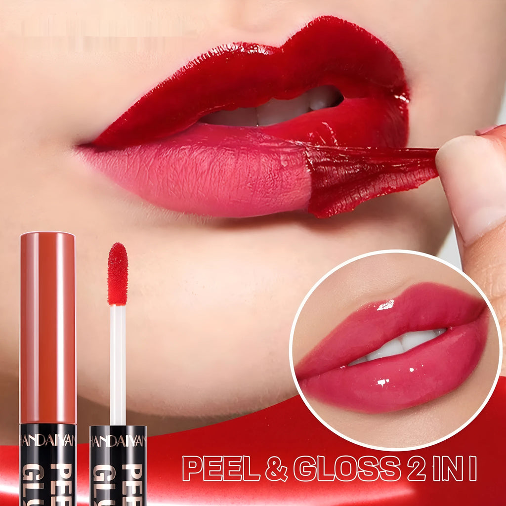 Matte waterproof moisturizing lip gloss in 8 shades, 3.8ml/4ml net content, compact size 12.9*1.4 cm