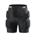 Black hip protection pad for roller skating and skateboarding made from spandex with NBR foam padding