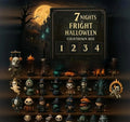 Halloween advent calendar box with 31 horror doll blind boxes for October countdown