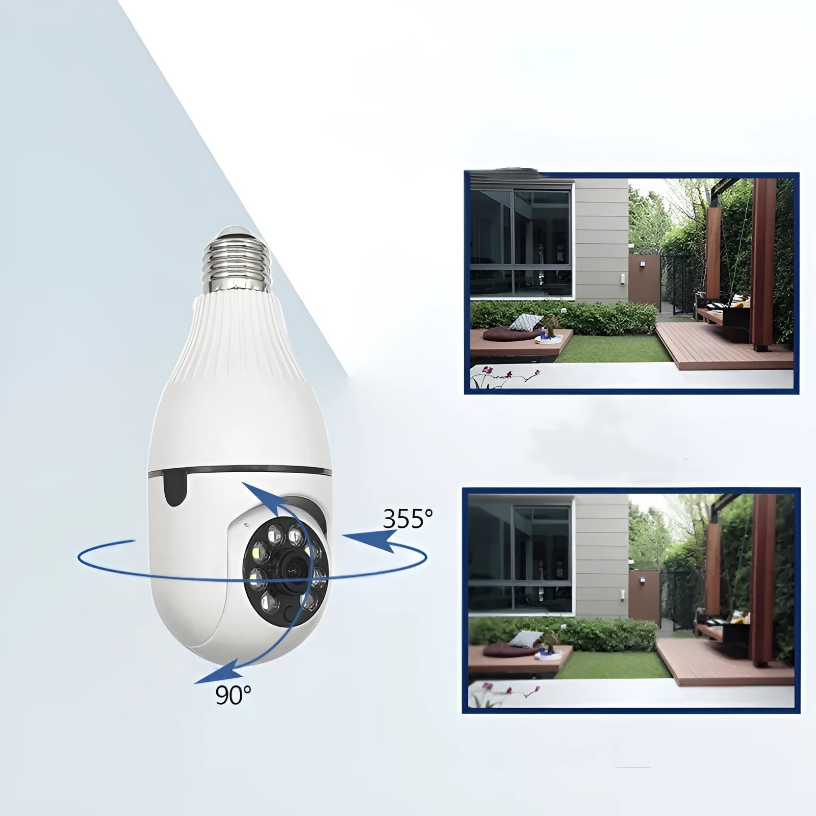 Rui Chuan Technology Minions model 3MP wireless surveillance camera with dual light night vision and USB cable