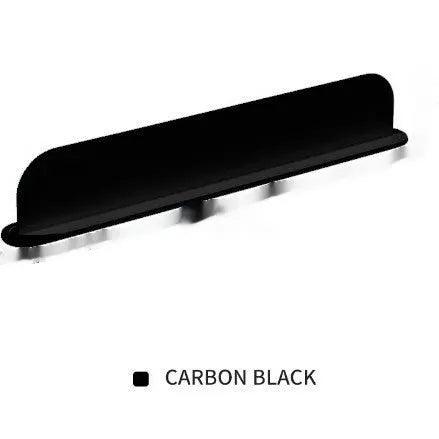 Silicone kitchen sink water blocking plate splash guard in black, blue, or grey colour.