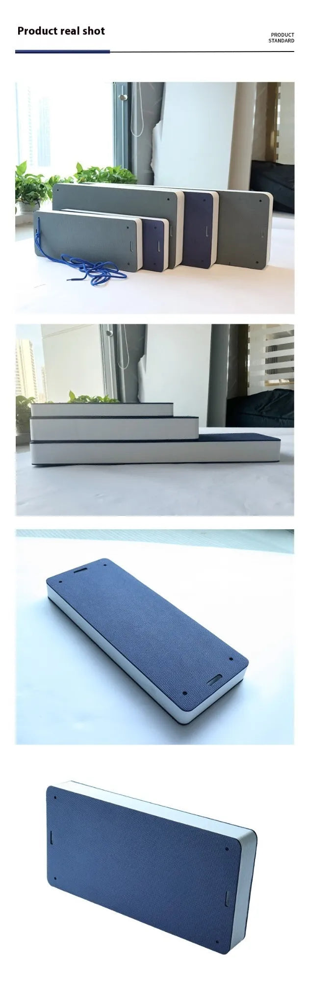 Blue EVA foam boat fender bumper with thickened shockproof design for marine docking protection