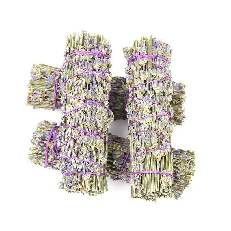 Four-inch dried lavender aromatherapy stick for natural room fragrance